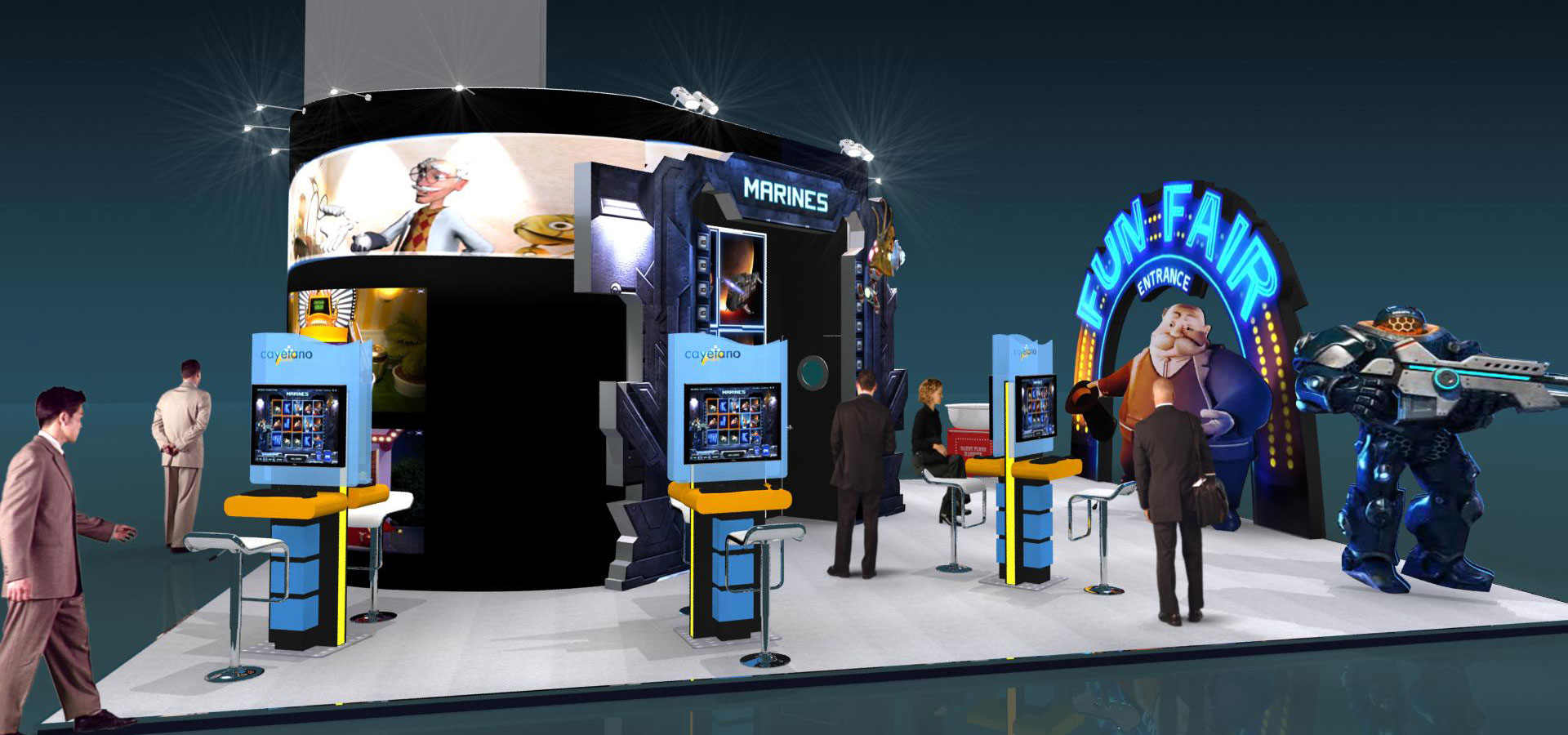 Cayetano Custom Exhibition Stand